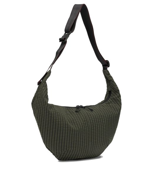 Comme des Garçons Metallic "Grid Check" Large Shoulder Bag