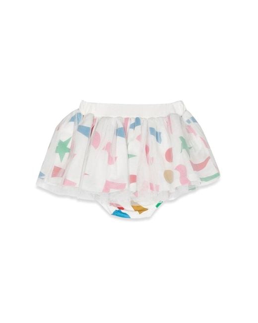 Stella McCartney White Stella Mc Cartney Skirt With Coulottes