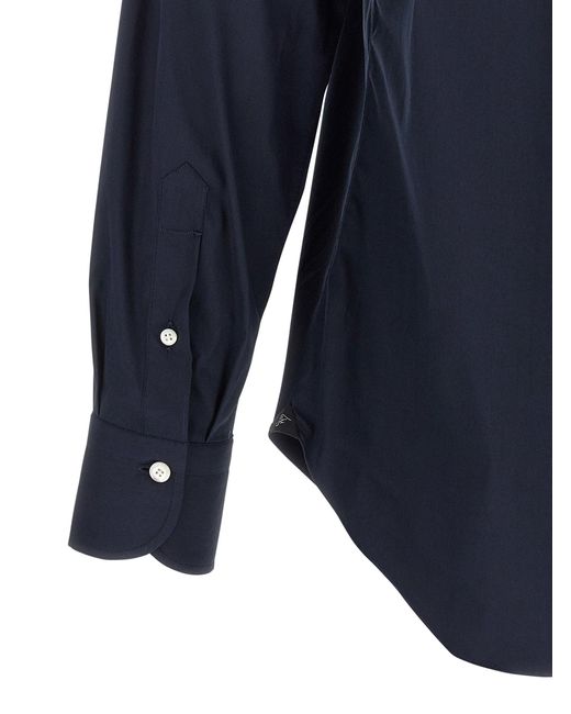 Finamore 1925 'Napoli' Hemd in Blue für Herren
