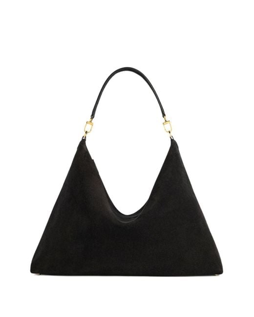 Bolso de cuero de gamuza principal de Toteme Totême  de color Black