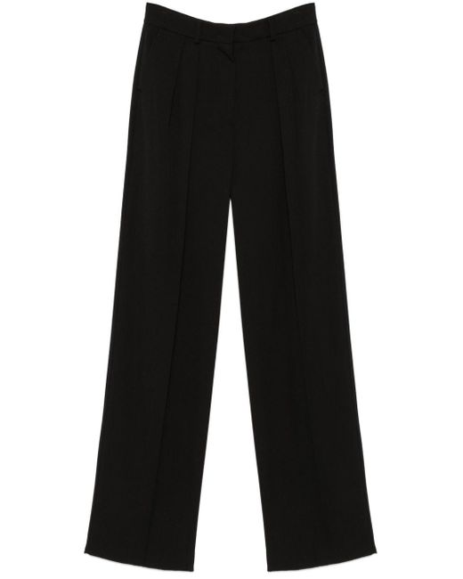 SPORTMAX PRE Black Straight Leg Trousers