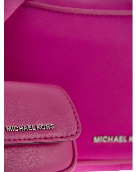 Michael Kors Purple Jet Set Shoulder Bag