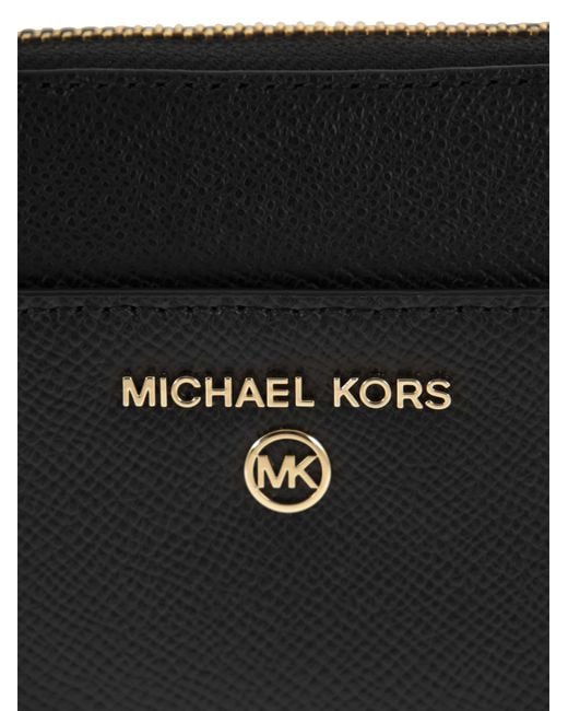 Michael Kors Black Continental Wallet mit Logo