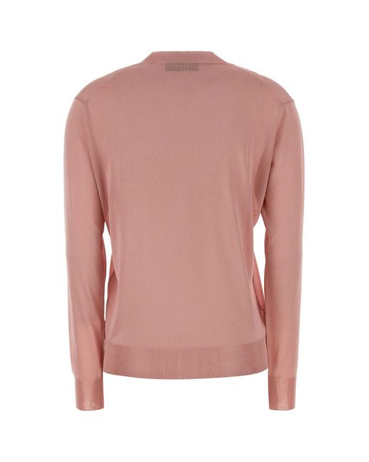 Fendi Pink Pull Shiny Viscose