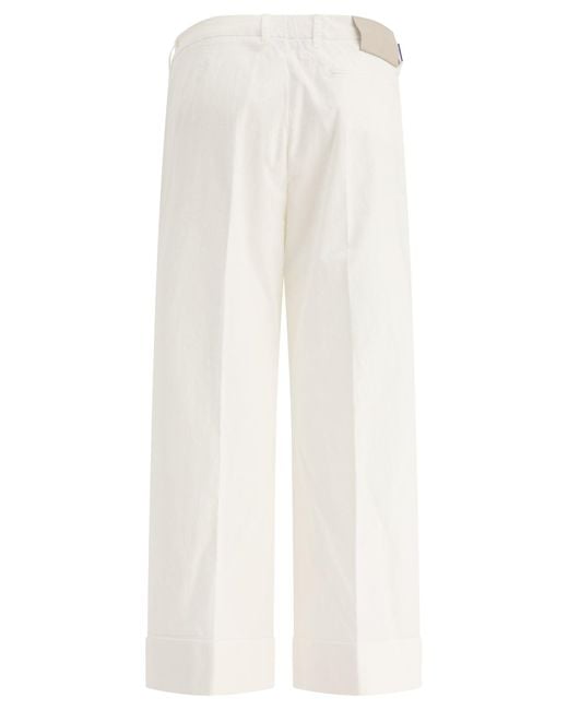 Jacob Cohen White Selena Trousers