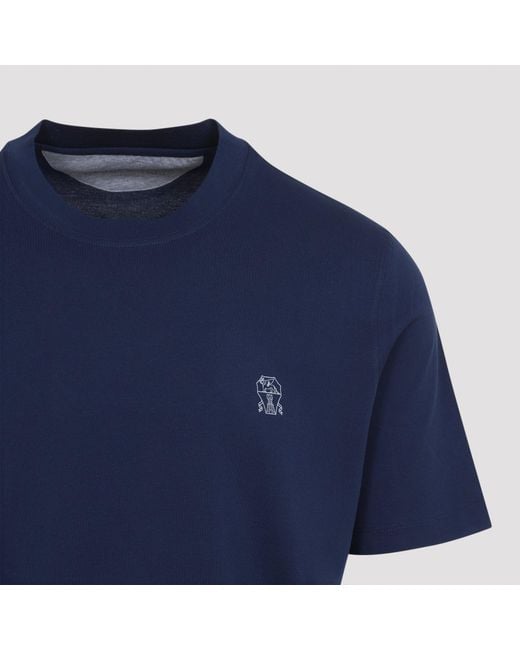 Brunello Cucinelli Blue T Shirt
