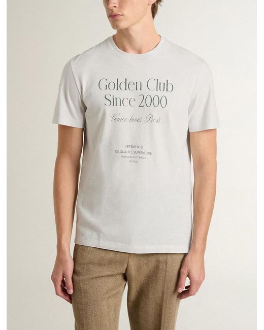 Golden Goose Deluxe Brand White T-Shirts And Polos for men