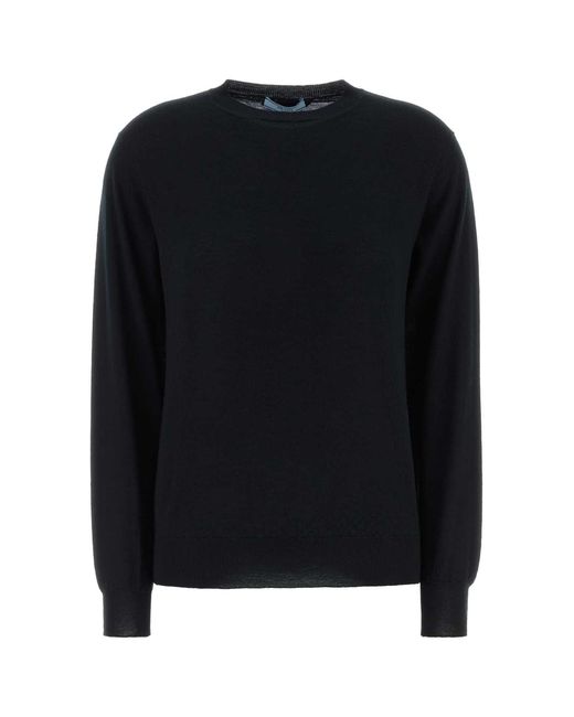 Prada Black Cashmere Sweater