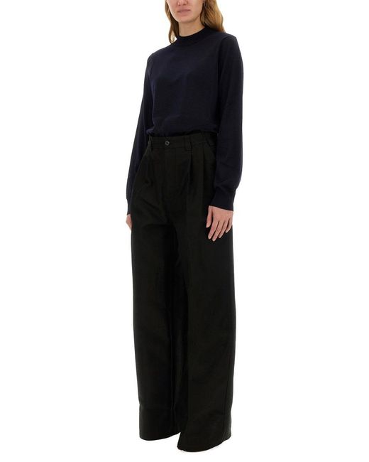 Maison Margiela Blue Wool Sweater