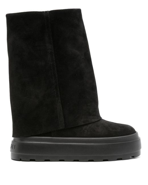 Casadei Black Plattformstiefel