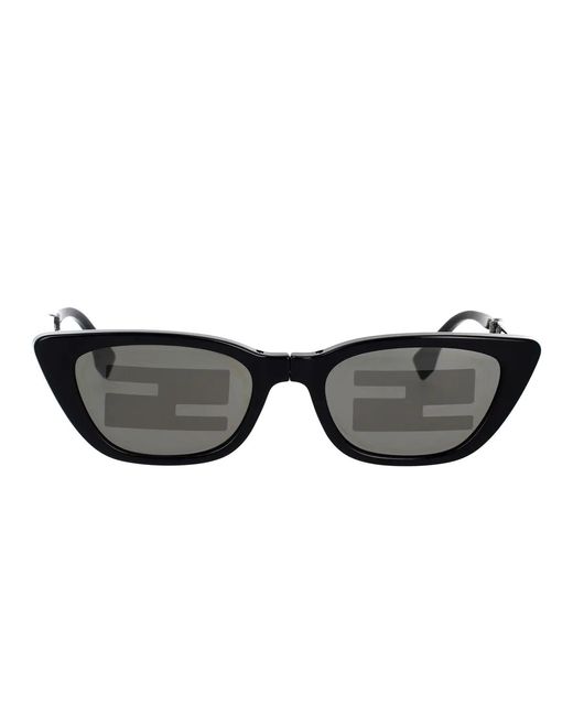 Fendi Gray Fe40089 I Sunglasses for men