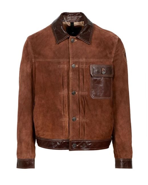 Blauer Brown Mäntel braun