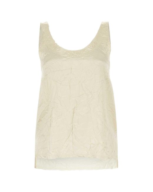 Lanvin Natural Ivory Viscose Top