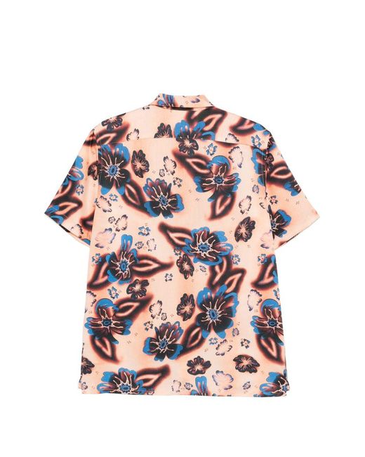 Paul Smith White Printed Shirt for men