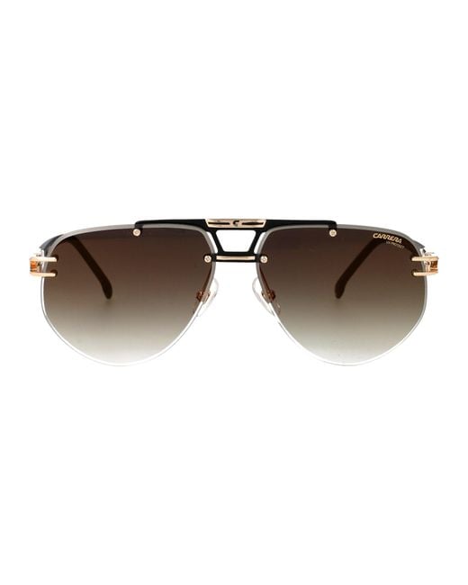 Carrera Brown Matte Metal Sunglasses