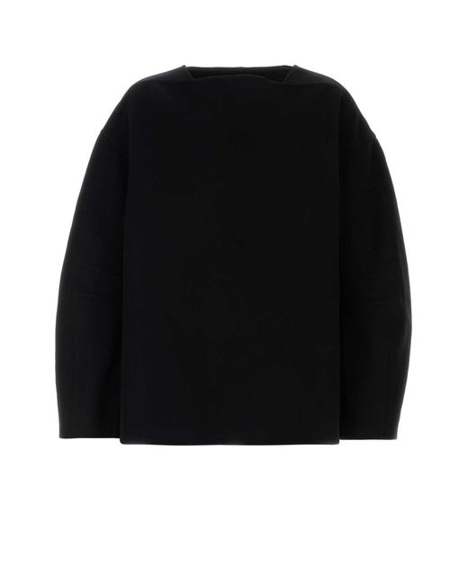 Jil Sander Black Wool Oversize Sweater