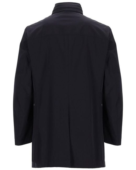 Moorer Blue "Hektor Kn" Coat for men