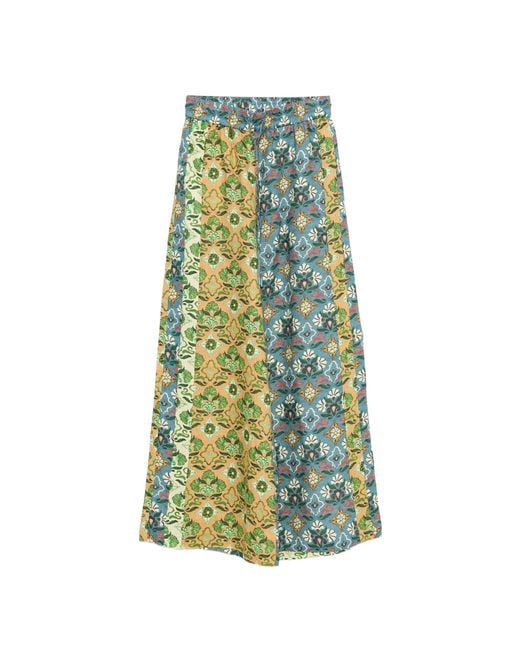 ALÉMAIS Green Ali Spliced Pant