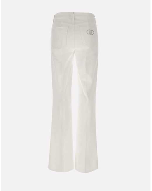 Liu Jo White Bootcut Flare Jeans