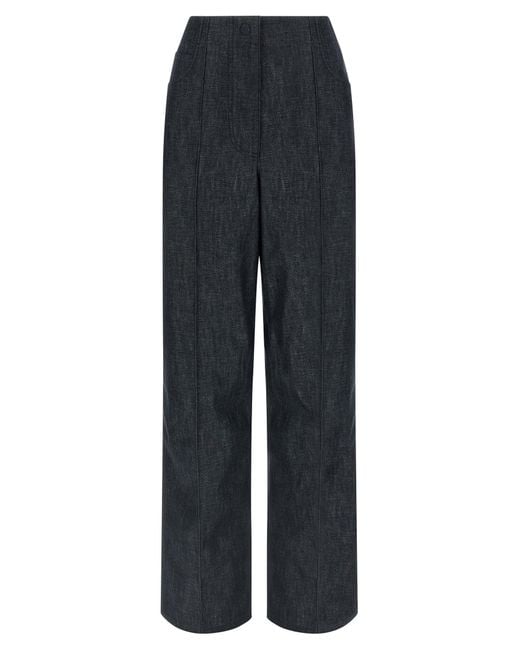 Fendi ' Roma' Patch Jeans in het Blue