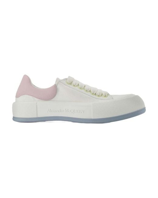 McQueen Gray Oversized Sneakers