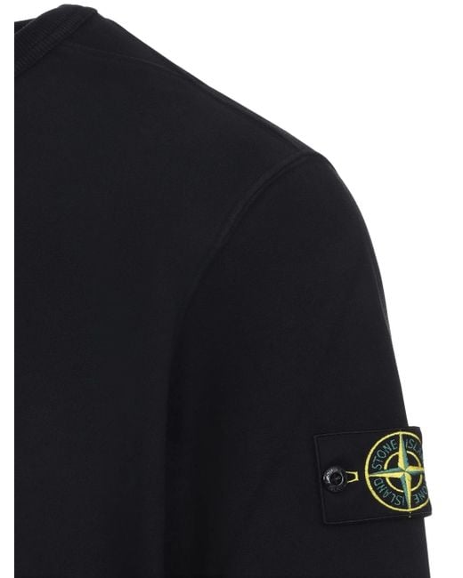 Stone Island I'm Nergens Heen Gaan. in het Black voor heren