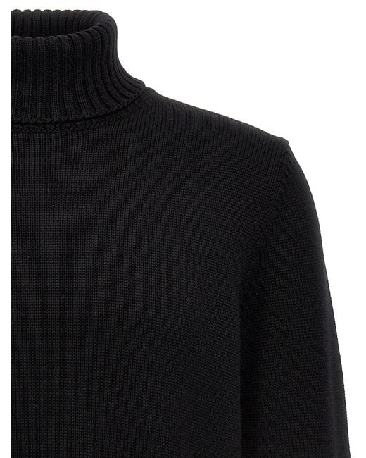Zanone Black Gauge 5 Sweater, Cardigans for men