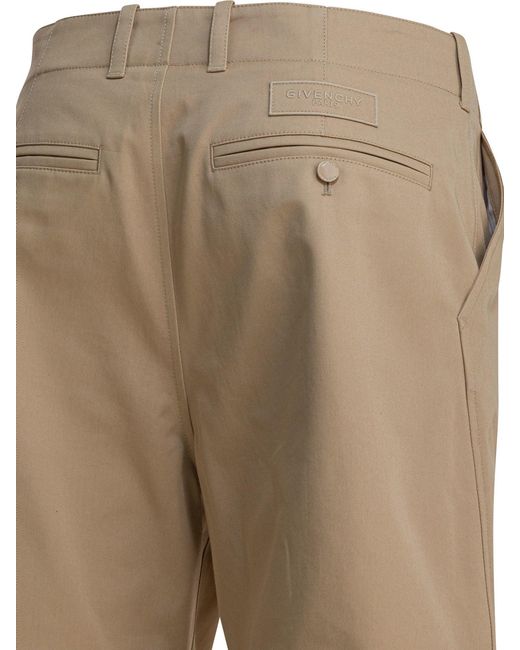 Givenchy Katoenen Chinoshort in het Natural voor heren