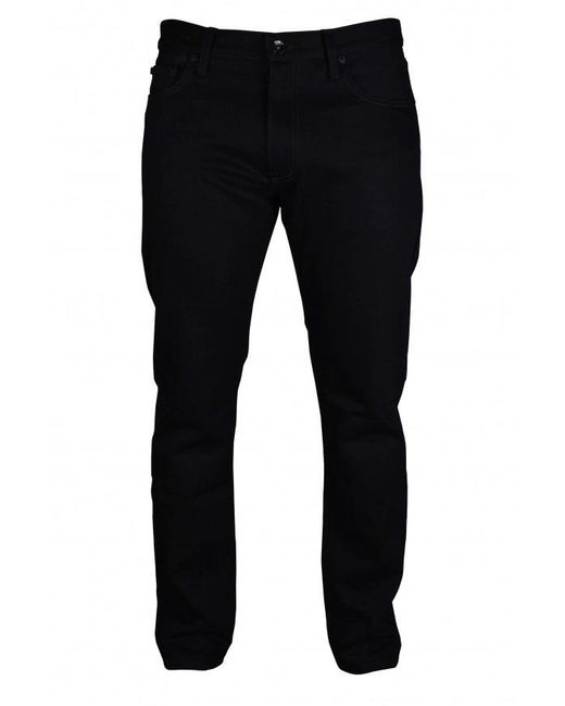 Off-White c/o Virgil Abloh Blue Straight-Cut Jeans With Diagonal Stripes for men