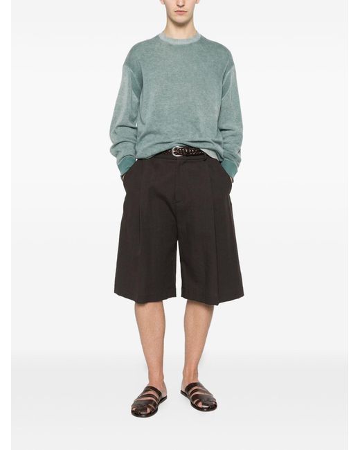 Emporio Armani Green Sweaters Clear