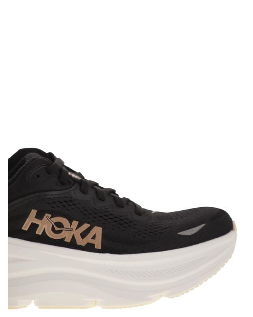 Hoka One One Black Bondi 9 Sneakers
