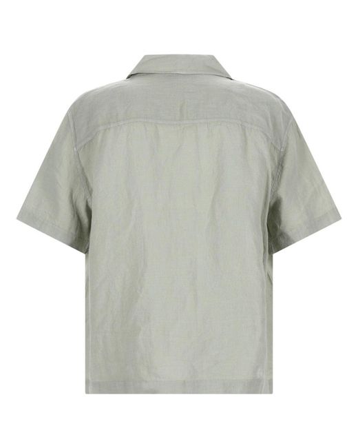 HUGO Gray Linen Shirt