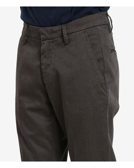 BRO-SHIP Gray Trousers for men