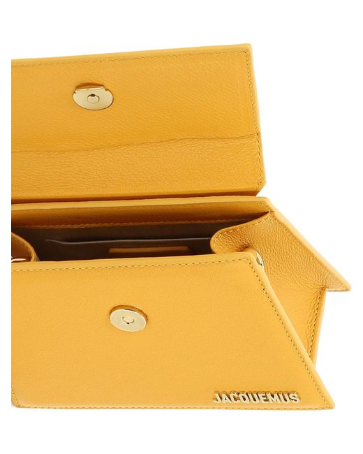 Jacquemus Yellow "Le Chiquito Noeud" Handtasche