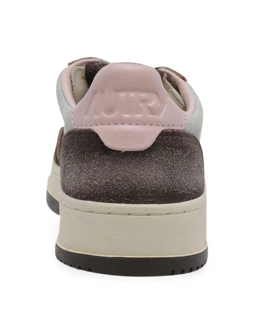 Autry White Color Block Sneakers