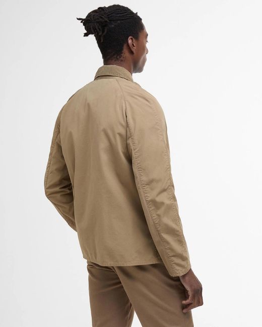 Barbour Natural Giacca Casual Tracker Washed Stone