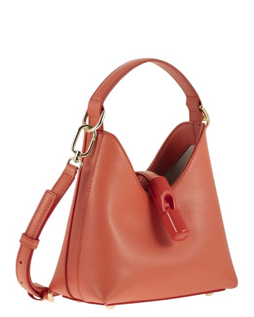 Furla Red Iride Mini Leather Bag