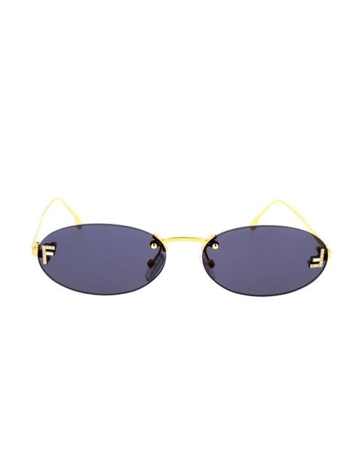 Fendi Purple Sonnenbrille Fe4075us 5430V