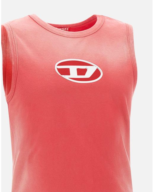 DIESEL Pink T-Shirts And Polos for men