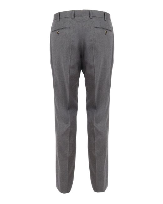 PT01 Gray Slim, Flat Front, Diagonal Pockets, Unfinished