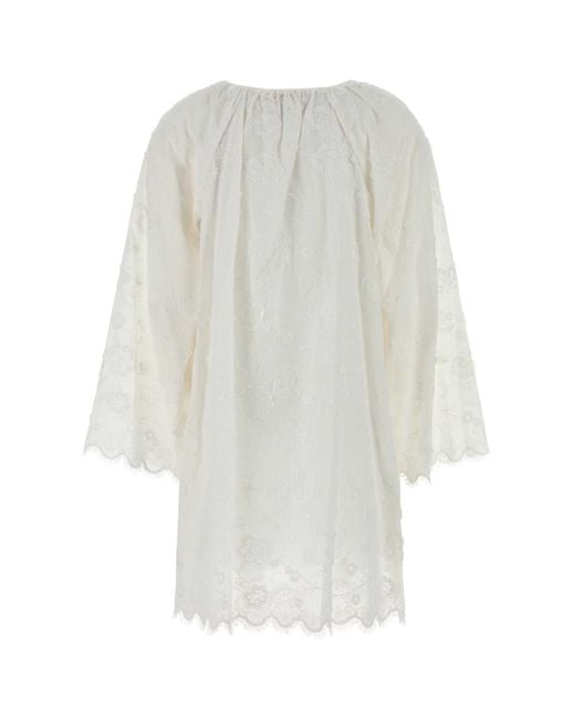 MICHAEL Michael Kors White Cotton Dress