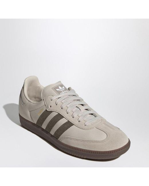 adidas gazelle silver green womens Samba Og Sneakers in beige leather  Deliberti