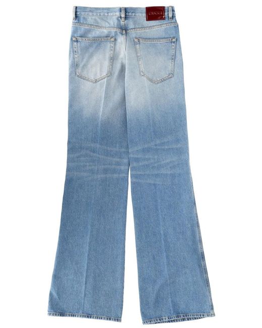 Gucci Blue Leg Jeans