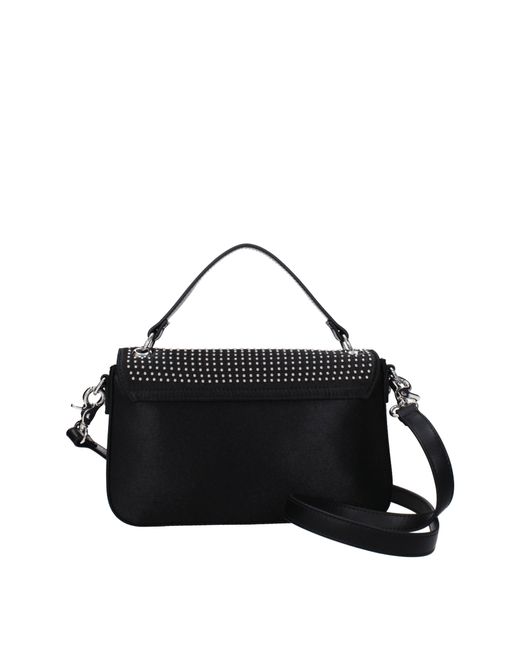 John Richmond Black Borse A Mano Donna Tessuto Nero for men