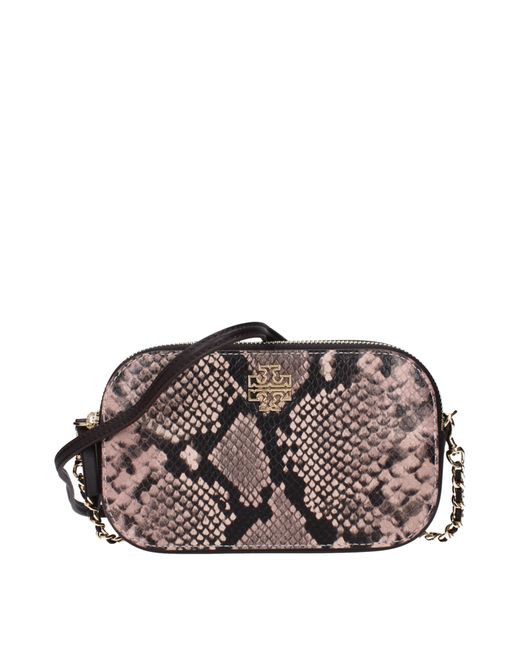Tory Burch Brown Leather Crossbody Bag