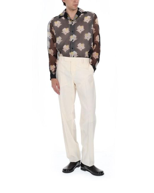 Fendi Natural Pantalone for men