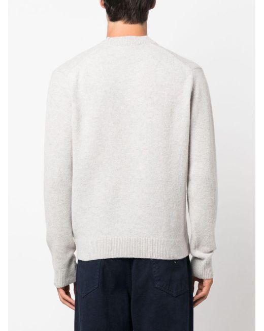 Maison Kitsuné Maison Kitsuné Baby Fox Patch Gewone Jumper in het Gray