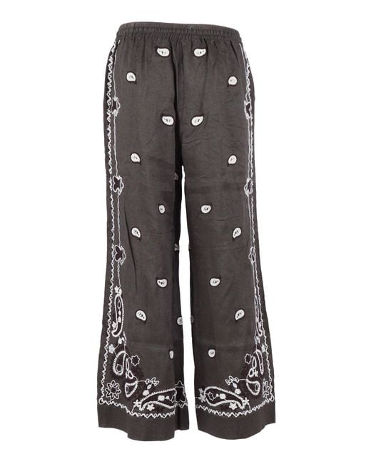 P.A.R.O.S.H. Gray Wide Trousers