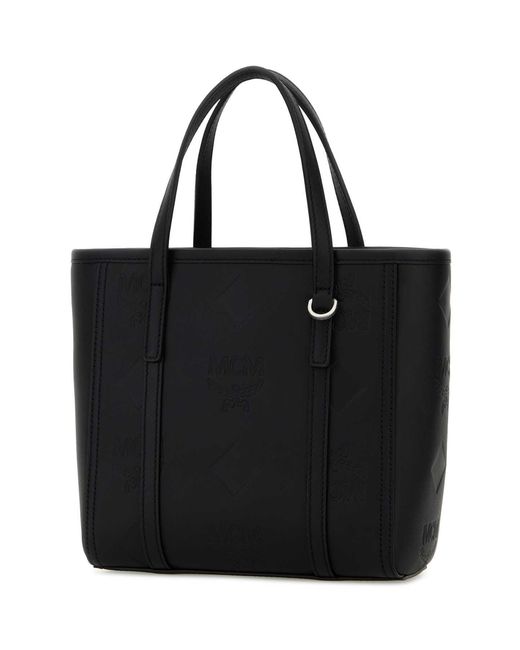 MCM Black Leather Mini Toni Handbag