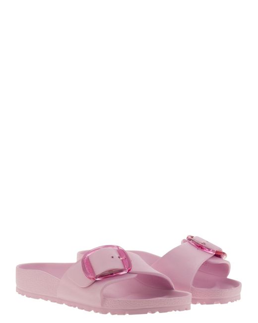 Birkenstock Pink Madrid Big Buckle Eva Slipper mit Schnalle